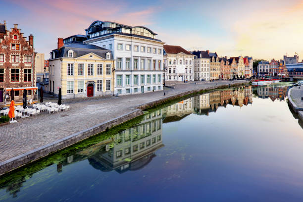 istock Gent, Belgium at day, Ghent old town 868483024