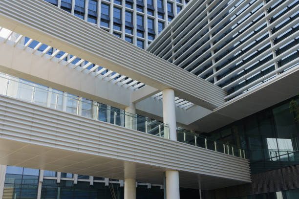istock Footbridge link into the shopping mall 868483262