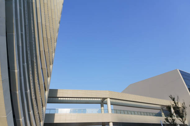 istock Footbridge link into the shopping mall 868483376