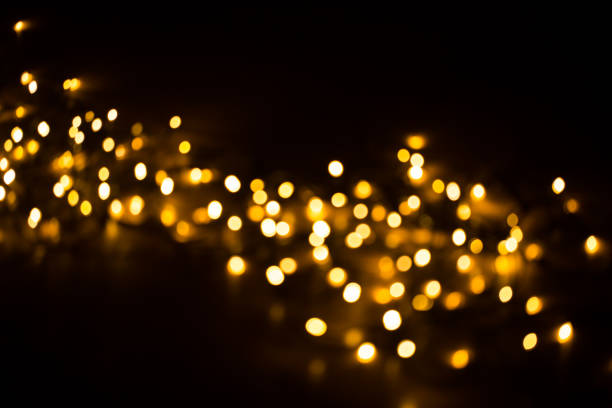 istock Christmas background with light spots and bokeh. 868503632