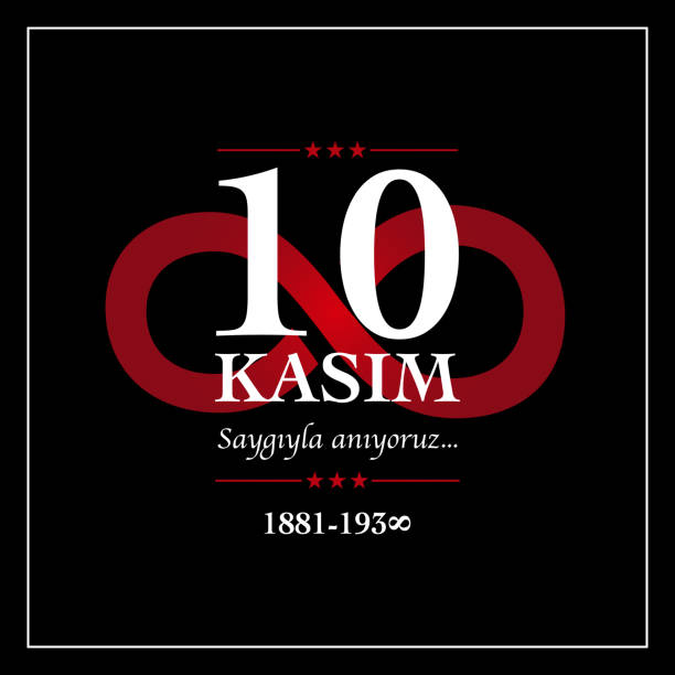 10 kasim anma gunu. November 10, Ataturk death anniversary. 1881- 1938 10 kasim anma gunu. November 10, Ataturk death anniversary. 1881- 1938 number 10 stock illustrations