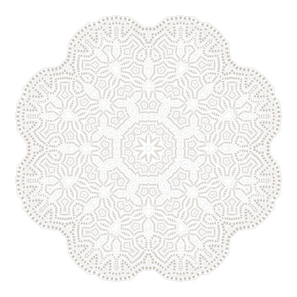 istock Mandala. Ethnicity round ornament. Ethnic style. Lacy element for invitation card. Oriental circular pattern, lace background. 868510932