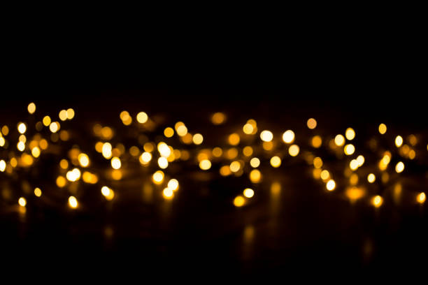 istock Christmas background with light spots and bokeh. 868511276