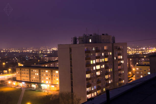 istock Czestochowa at night 868514604