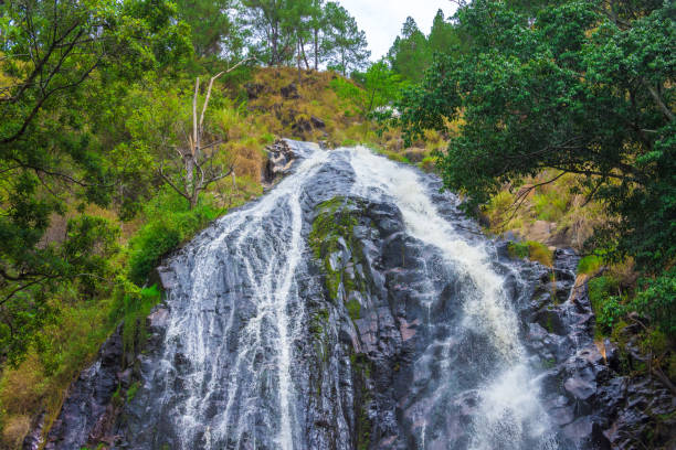 istock beautiful view of blue stream waterfall 868515738