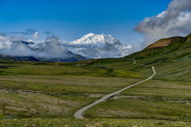 istock Sunshine view towards Mount Denali former Mount McKinley in Dena 868523984