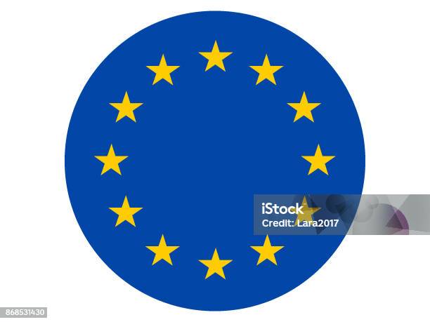 Drapeau De Lunion Européenne Vecteurs libres de droits et plus d'images vectorielles de Union Européenne - Union Européenne, Europe, Drapeau