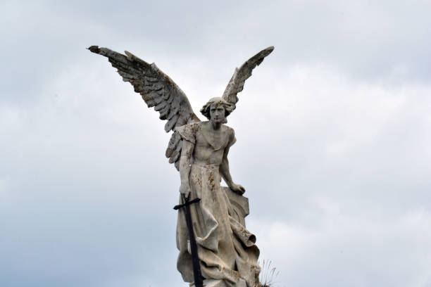 istock Statue of the archangel St. Michael in front 868531728