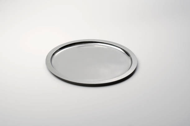 istock steel round tray 868535448
