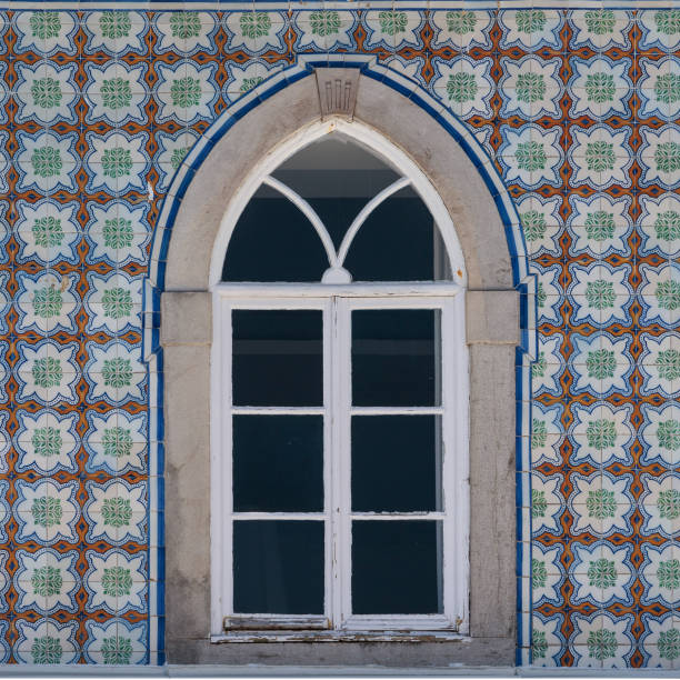 istock Typical Portuguese Architecture: Tile Azulejos Window - Portugal 868540182