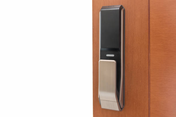 istock digtal door lock on wooden door 868541792