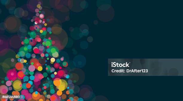 New Year And Christmas Background Horizontal Stock Illustration - Download Image Now - Christmas, Backgrounds, Christmas Tree