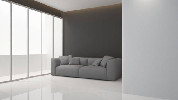 istock living space and balcony in apartment or hotel - Interior Design - 3D Rendering 868560152