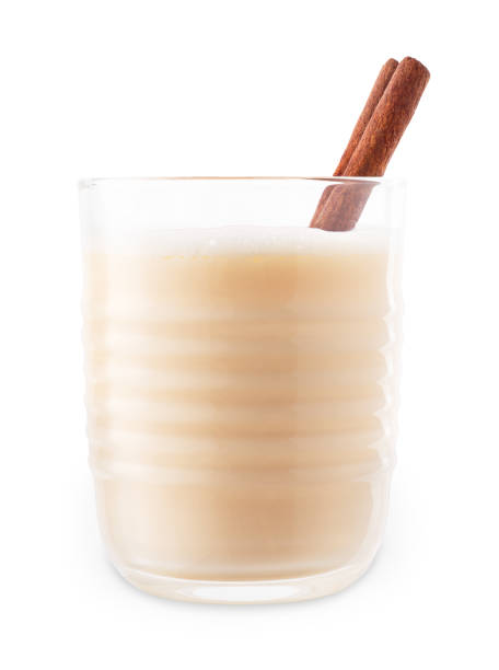 istock eggnog in glass isolated on white 868561138