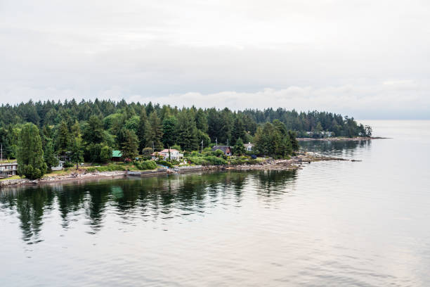 istock Homes on Point of Land in Canada 868568214