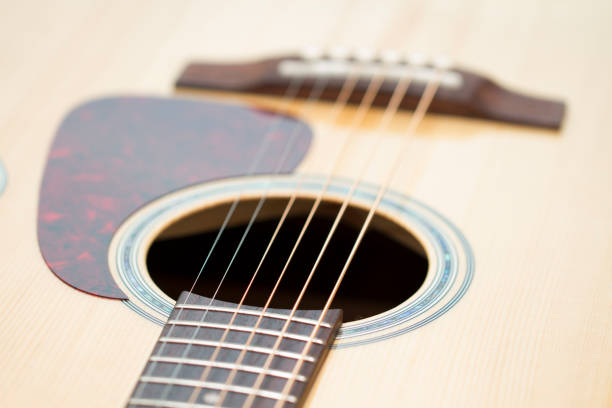 istock Close up image of acoustic guitar 868590808