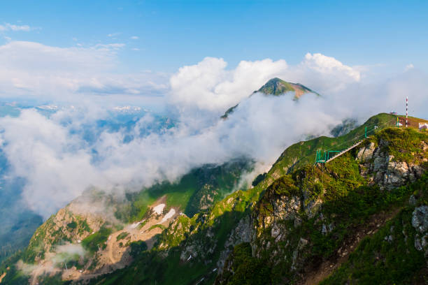istock Aerial view of mountains 868592012
