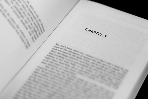 First Chapter of a book, The beginning