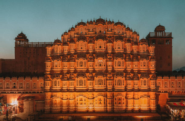 istock Palace of the Winds at dusk, Jaipur, India 868607232