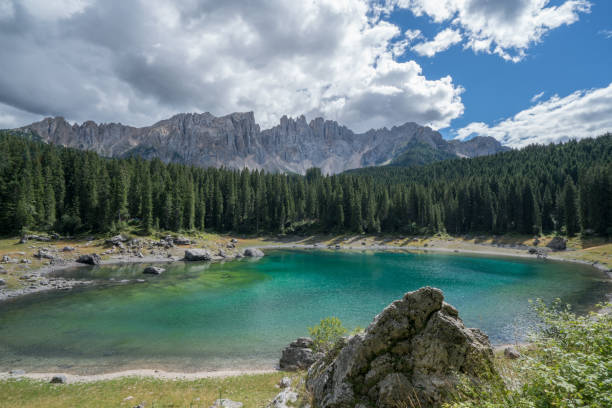 istock Lake Carezza, Dolomites, South Tyrol, Italy 868614844