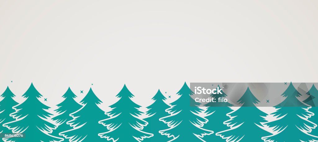 Evergreen Pine Tree Background Evergreen pine tree silhouette background. Treelined stock vector