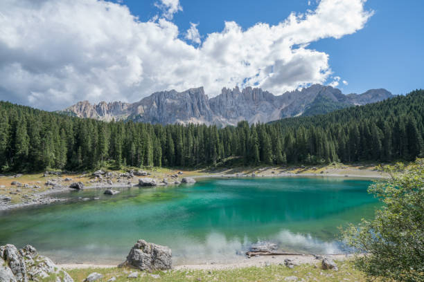 istock Lake Carezza, South Tyrol, Italy 868615468