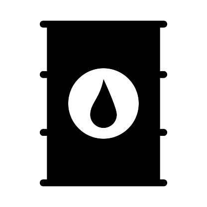 OIL DRUM thin line vector icon
