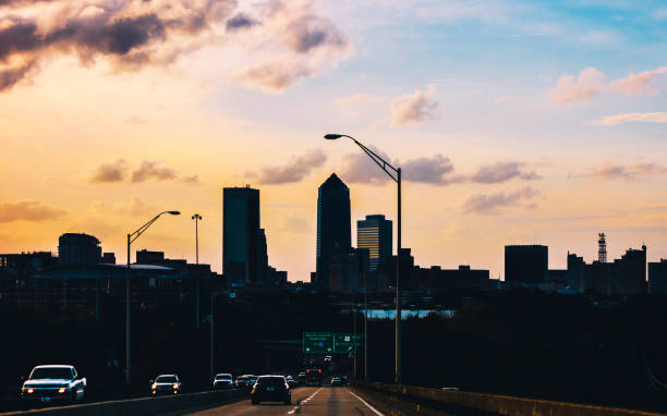 istock Sunset Traffic - Jacksonville, Florida 868639360