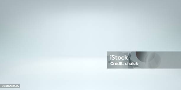 White Studio Room Background Spotlight Vector Gradient Photobox Lightbox Backdrop Stock Illustration - Download Image Now