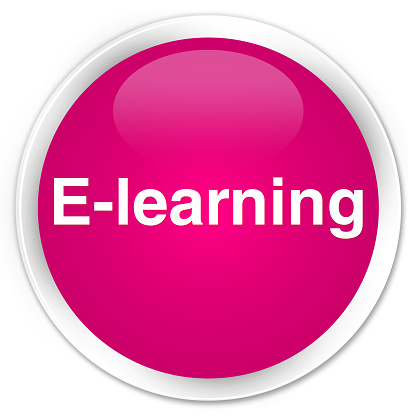 Elearning Premium Pink Round Button Stock Illustration - Download Image ...