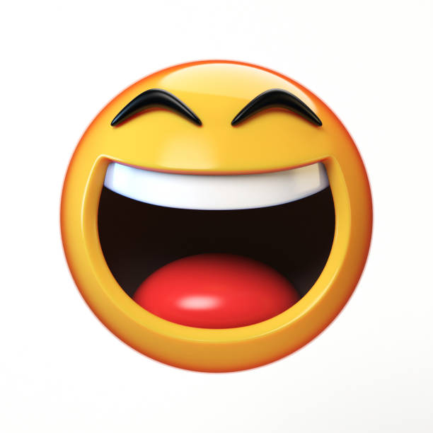 istock LoL Emoji isolated on white background, laughing face emoticon 3d rendering 868643564
