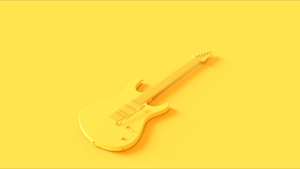 istock Yellow Electric Guitar 868644478