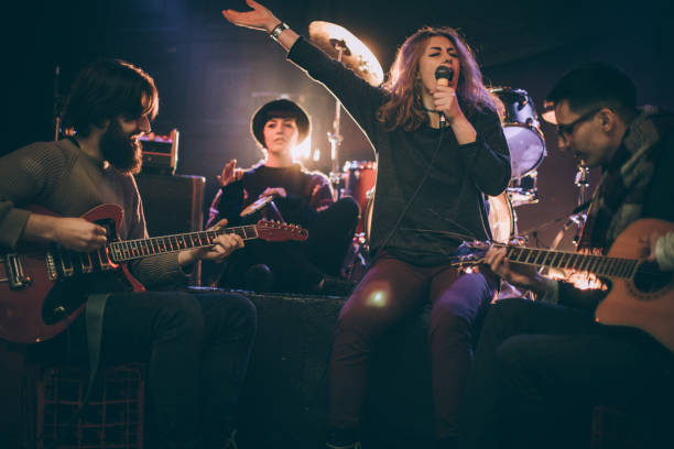 istock Band performing in the club 868670762