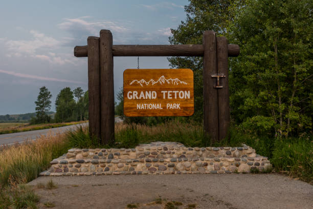 istock Grand Teton National Park Sign 868671554