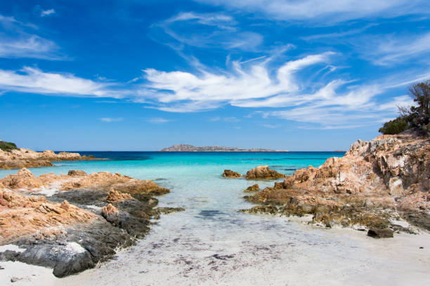 istock Amazing view of beach at sardinia 868676136