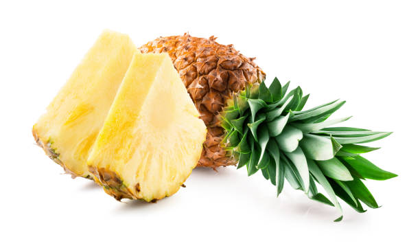 istock pineapple with slices isolated on a white background 868677832