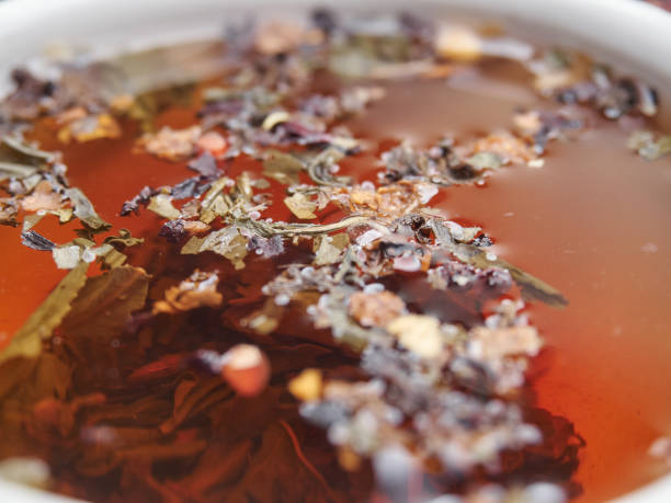 istock Tea of different kinds is poured into light cups. 868682010