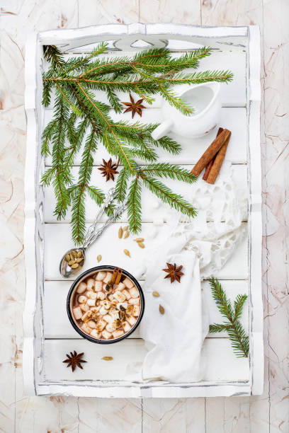 istock Vintage mug of hot chocolate 868684898
