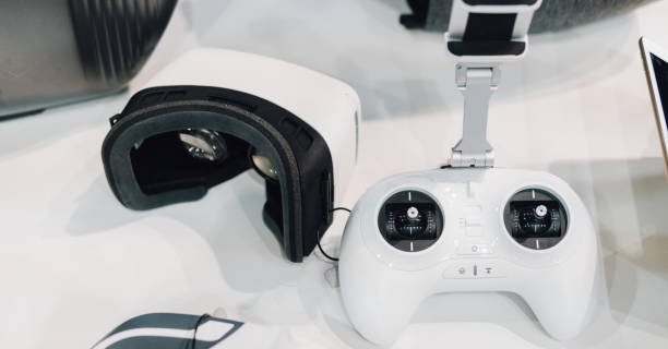 istock virtual vr glasses goggles headset concepts close-up.  Virtual Reality Glasses 868692246