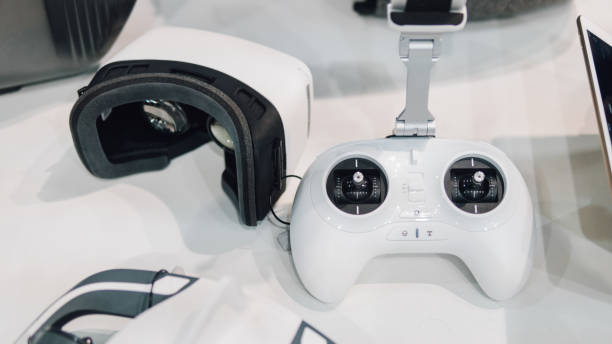 istock virtual vr glasses goggles headset concepts close-up.  Virtual Reality Glasses 868692280