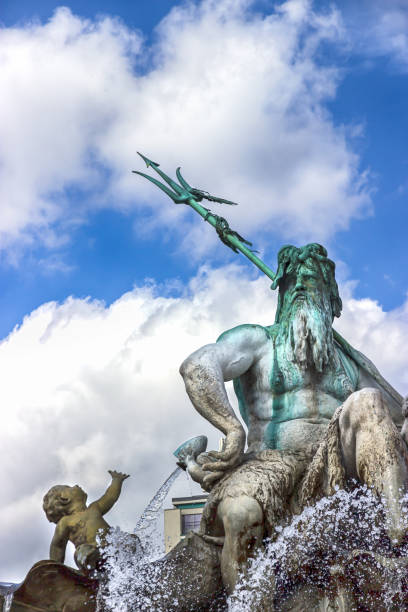 istock Neptune fountain in Alexanderplatz square. Fragment. Berlin, Germany 868692742
