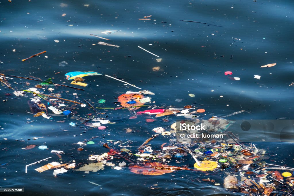 Inquinamento delle acque - Foto stock royalty-free di Mare