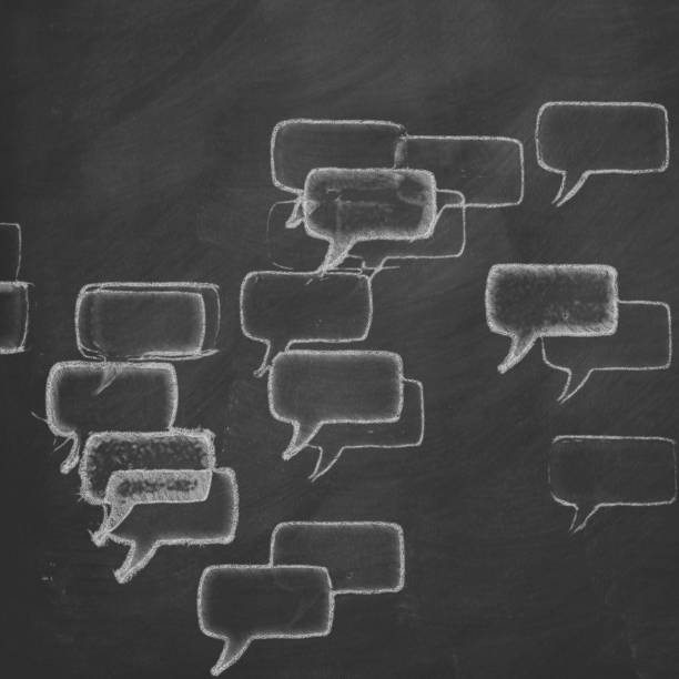 istock drawing of dialog signs 868702600