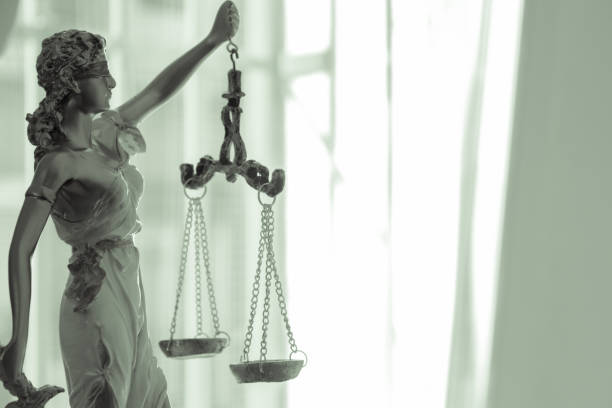 istock White female statue symbol of justice Themis 868702854