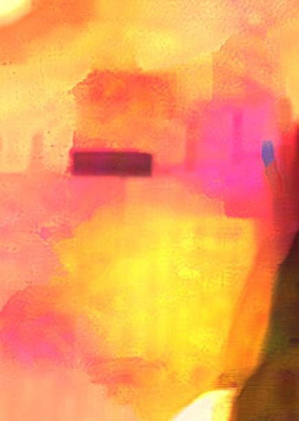 istock Yellow Magenta Purple Abstract Artwork 868704356