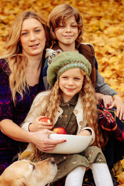 istock Family in the autumn 868707882