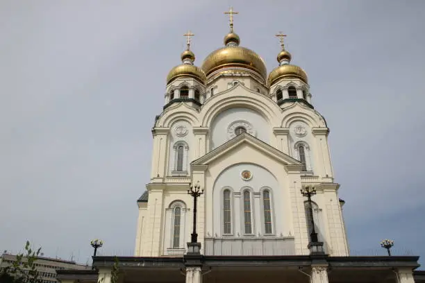 Orthodox church / Church with golden domes /