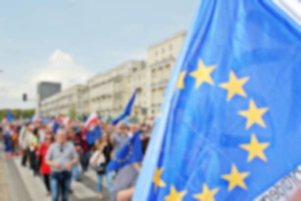 istock European Union flag blurred 868717952