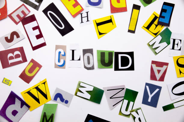 istock A word writing text showing concept of CLOUD COMPUTING made of different magazine newspaper letter for Business case on the white background with copy space 868728080