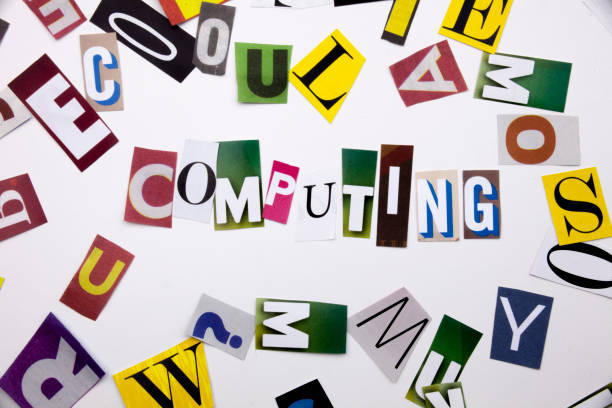 istock A word writing text showing concept of COMPUTING made of different magazine newspaper letter for Business case on the white background with copy space 868730124